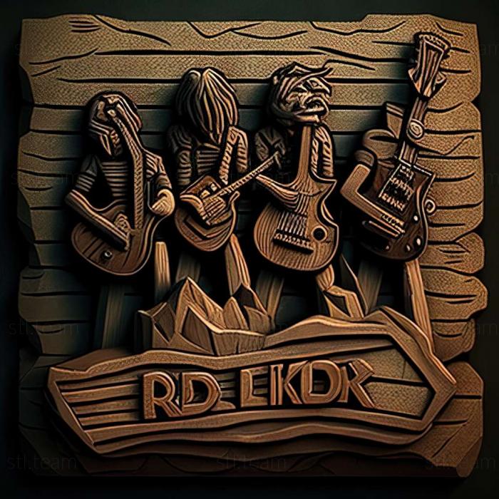 3D model Rock Band 2 game (STL)